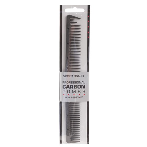 Silver Bullet Carbon Extra Wide Teeth Hair Comb