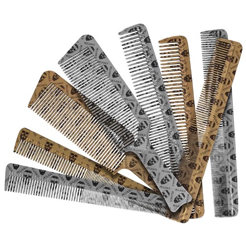 Pegasus Skulleto 303 Barber Tapered Comb Gold