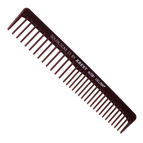 Krest Goldilocks No. 15 Styling Comb - 16.5cm