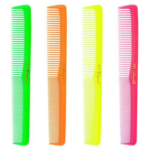 Krest Cleopatra 400 Neon Hair Cutting Comb, Yellow