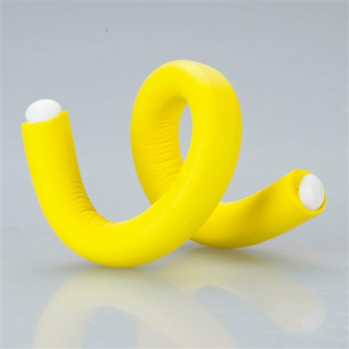 Hair FX Medium Flexible Rollers - Yellow, 12pk