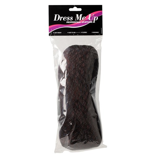 Dress Me Up Brown Oblong Hair Bun Roll 