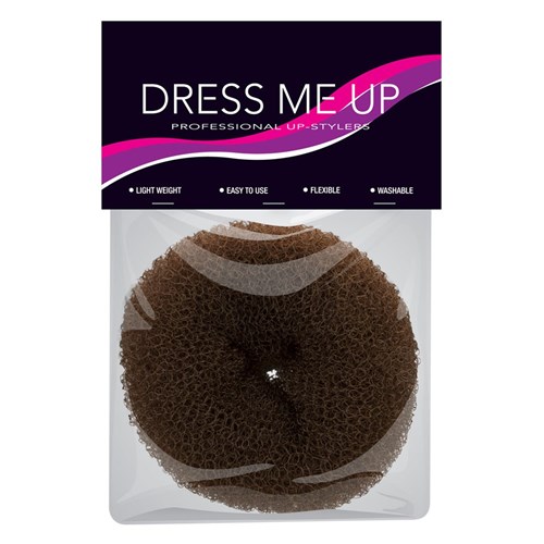 Dress Me Up Hair Donut Brown Small