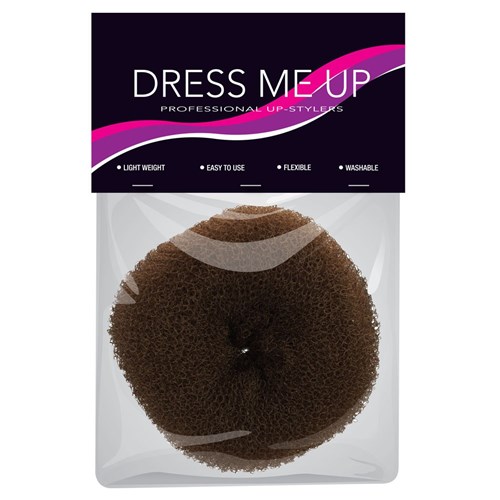 Dress Me Up Hair Donut Brown Extra Large