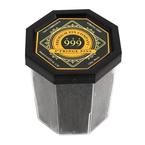 Premium Pin Company 999 2” Fine Fringe Pins Black