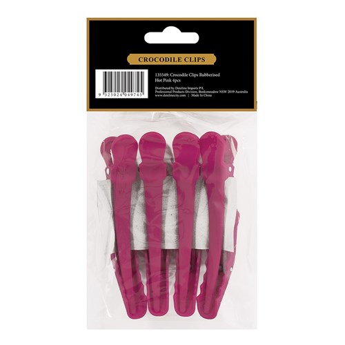 Premium Pin Company 999 Crocodile Clips Pink