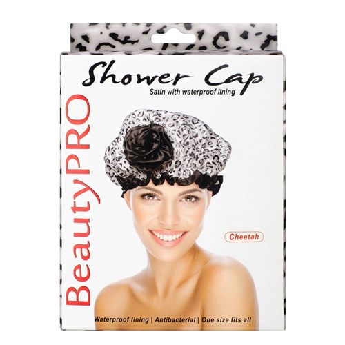 BeautyPRO Cheetah Shower Cap