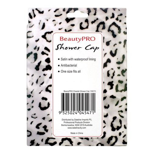 BeautyPRO Cheetah Shower Cap