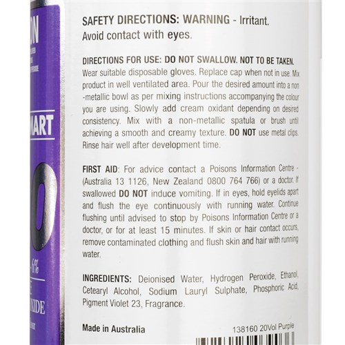 Salon Smart Purple Hair Peroxide Volume 20 990mL