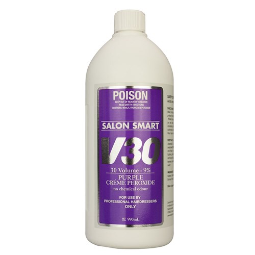 Salon Smart Purple Hair Peroxide, Volume 30, 990mL