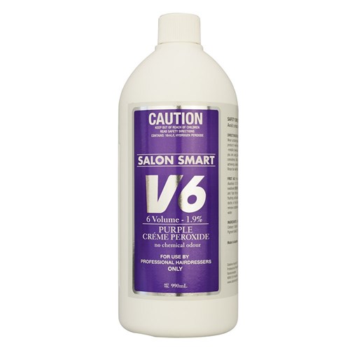 Salon Smart Purple Hair Peroxide, Volume 6, 990mL