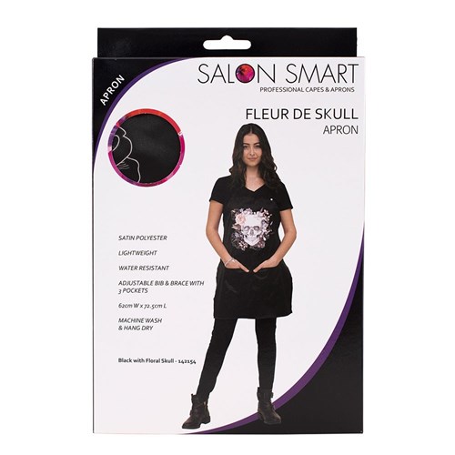 Salon Smart Fleur De Skull Protective Apron