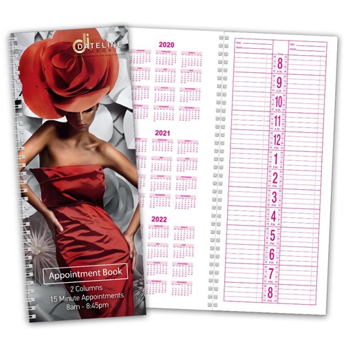 Dateline Professional 2 Column Appointment Book