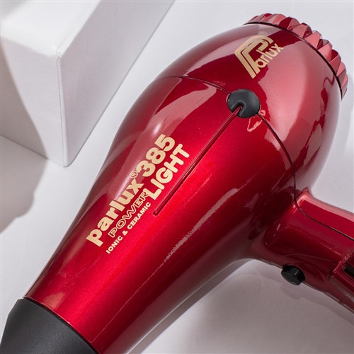 Parlux 385 Power Light Ceramic Ionic Hair Dryer Red