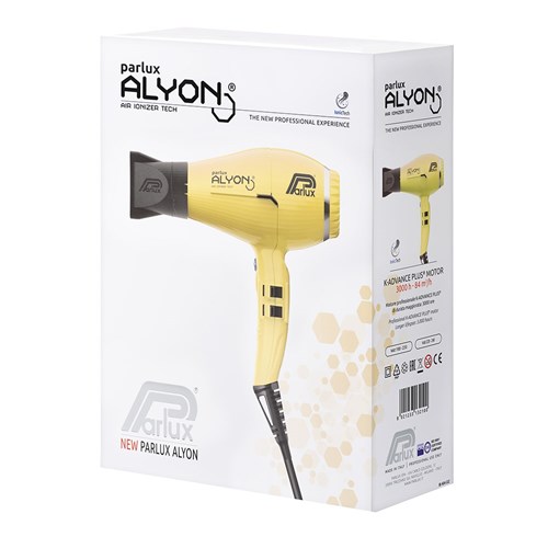 Parlux Alyon Air Ionizer Tech Hair Dryer Yellow