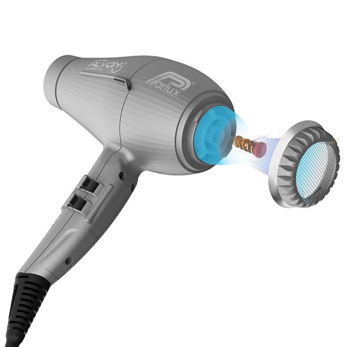 Parlux Alyon Air Ionizer Tech Hair Dryer Graphite