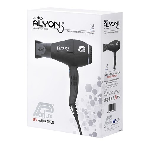 Parlux Alyon Air Ionizer Tech Hair Dryer Black