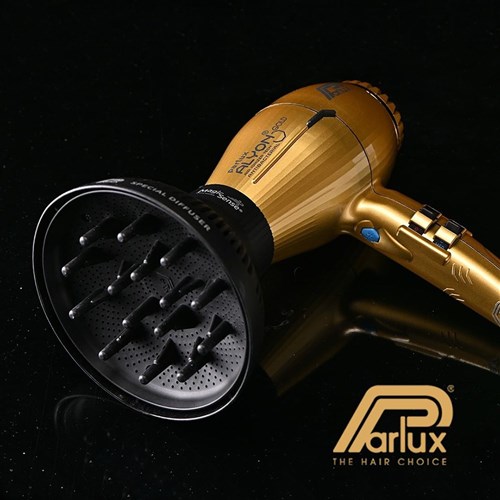 Parlux Alyon Air Ionizer Tech Hair Dryer And Diffuser Gold