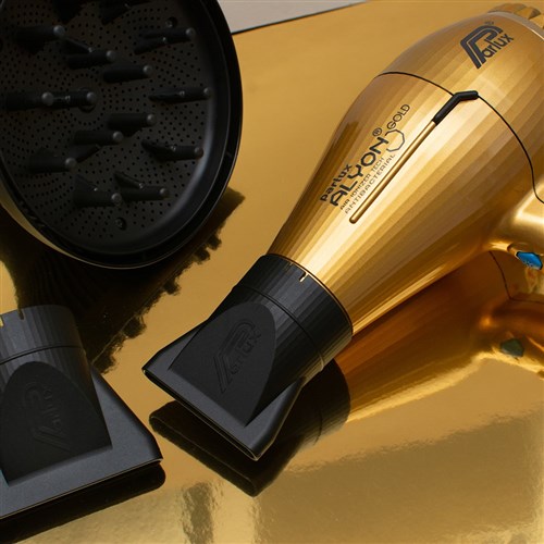 Parlux Alyon Air Ionizer Tech Hair Dryer And Diffuser Gold