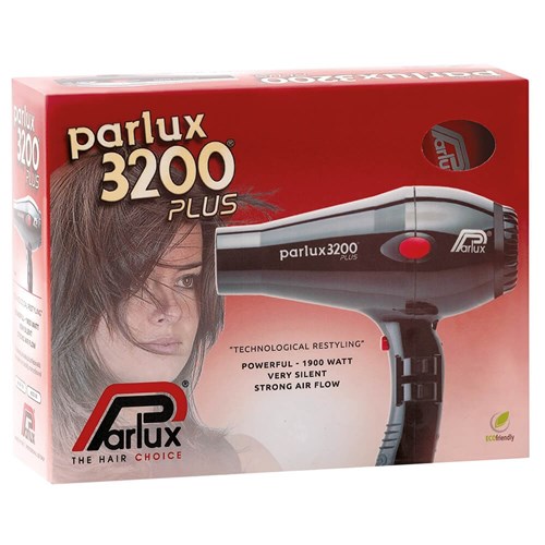 Parlux 3200 Plus Hair Dryer Red