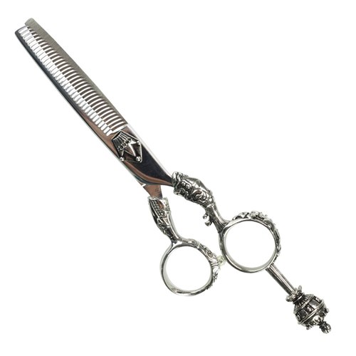 Iceman Medieval 5.5” Silver Thinning Scissors