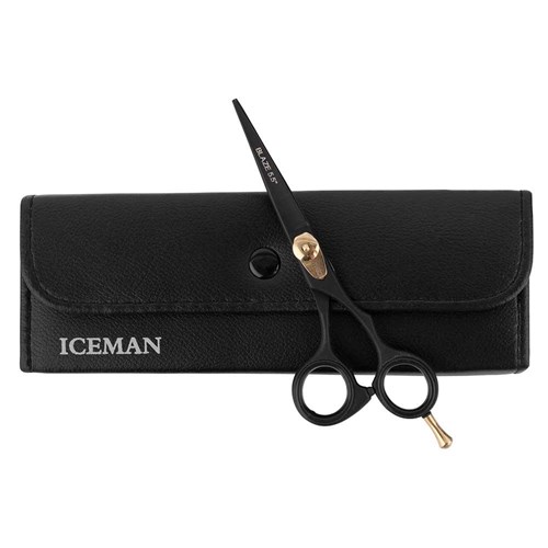 Iceman Blaze 5.5” Black Offset Hairdressing Scissors