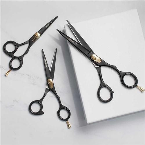 Iceman Blaze 6” Black Offset Hairdressing Scissors