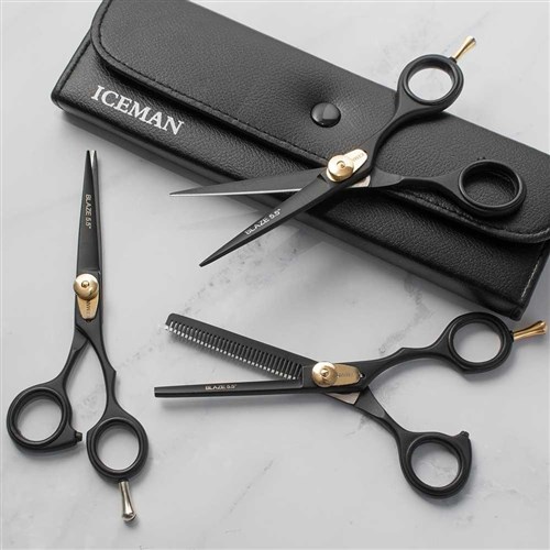 Iceman Blaze 5.5” Black Hairdressing Thinner