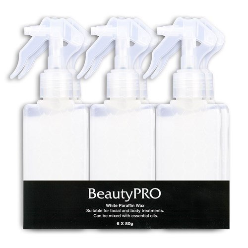 BeautyPRO White Spray-On Paraffin Wax - 6pk