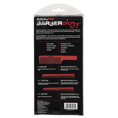 BaBylissPRO Barberology Barbers Comb Set