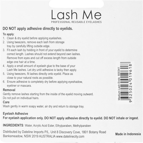 Lash Me Individual Medium Eyelash Ends