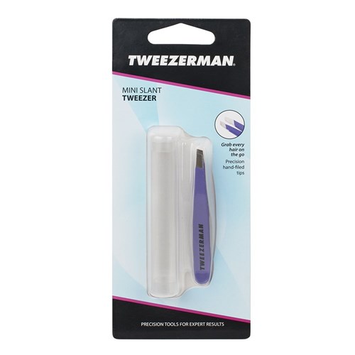 Tweezerman Mini Slant Tweezer - Lovely Lavender