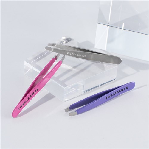 Tweezerman Mini Slant Tweezer - Lovely Lavender