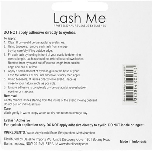 Lash Me Glow-In-The-Dark Metallic Multi-Coloured Eyelashes