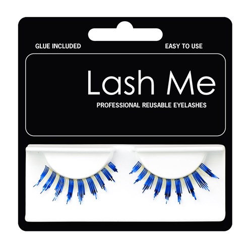 Lash Me Glow-In-The-Dark Thick Blue Eyelashes