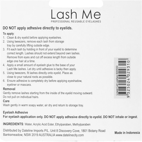 Lash Me Lower Lid Eyelashes