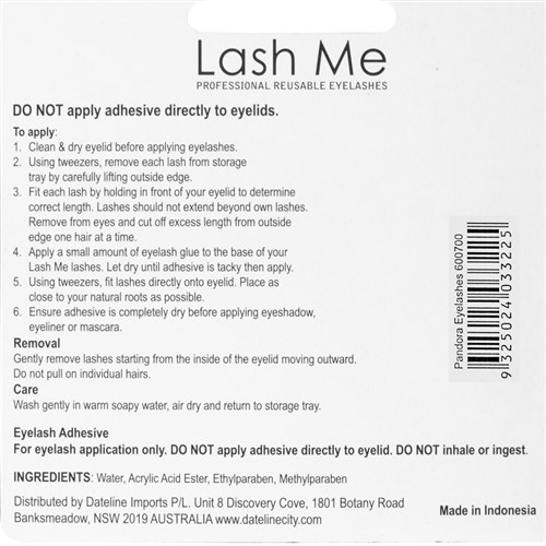 Lash Me Pandora Half Eyelashes