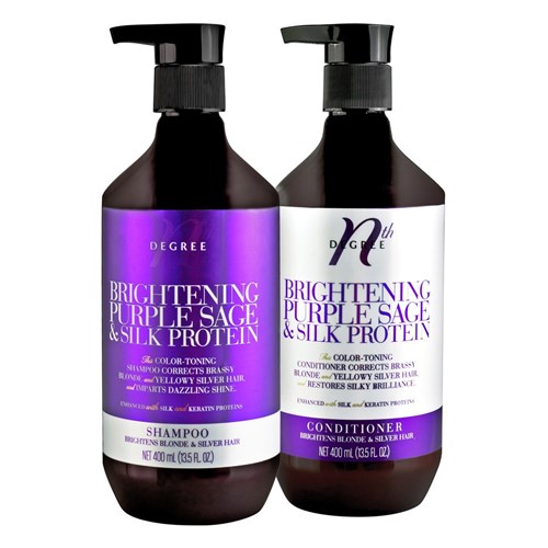 Nth Degree Brightening Purple Sage and Silk Protein Shampoo 