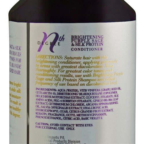 Nth Degree Brightening Purple Sage and Silk Protein Conditioner