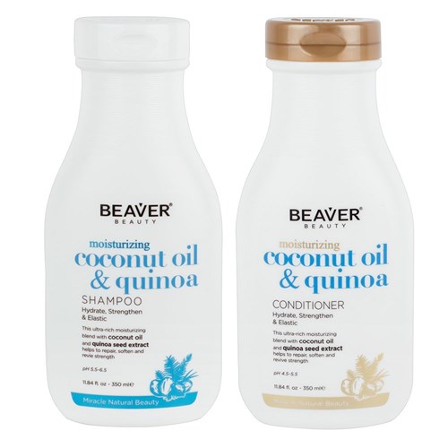 Beaver Coconut Oil And Quinoa Moisturising Shampoo