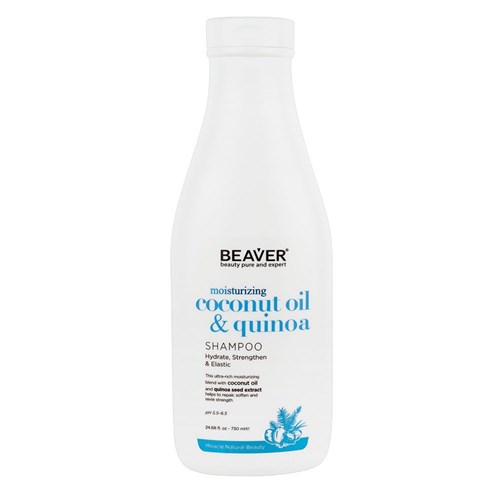 Beaver Coconut Oil And Quinoa Moisturising Shampoo 750ml