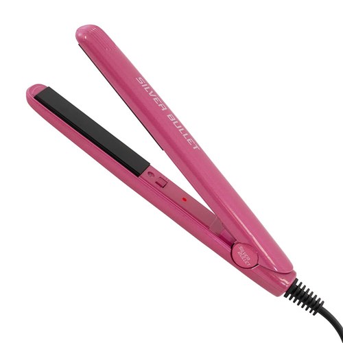 Silver Bullet Mini Hair Straightener Pink