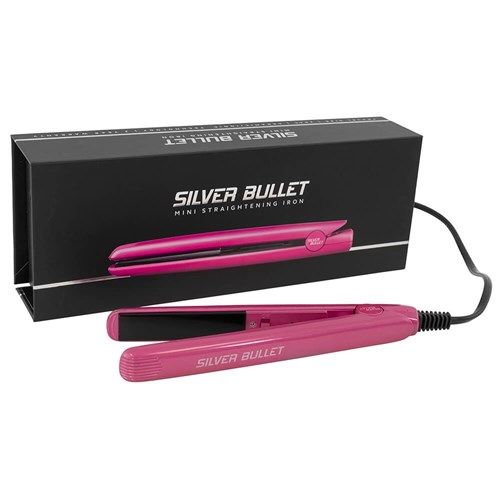 Silver Bullet Mini Hair Straightener Pink