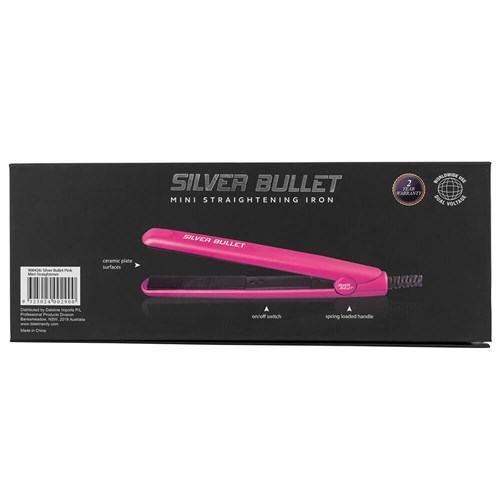 Silver Bullet Mini Hair Straightener Pink