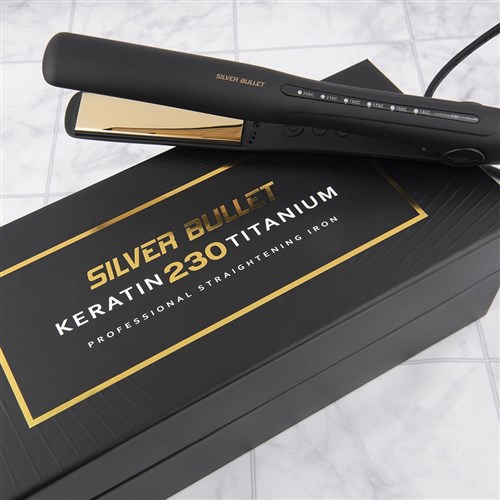 Silver Bullet Keratin 230 Gold Titanium Hair Straightener