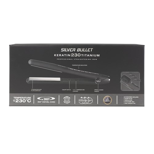 Silver Bullet Keratin 230 Titanium Hair Straightener