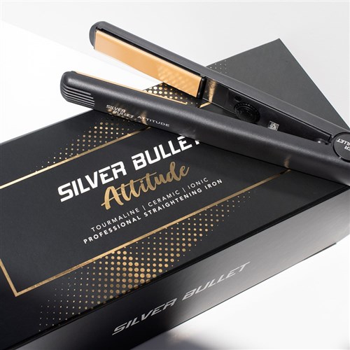 Silver Bullet Attitude Hair Straightener Black