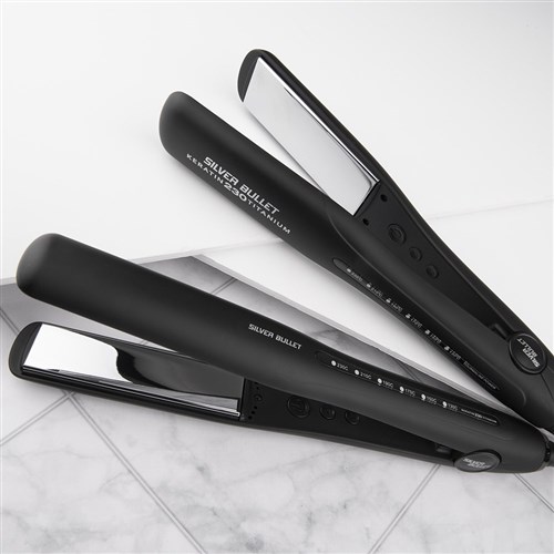 Silver Bullet Keratin 230 Titanium Wide Plate Hair Straightener