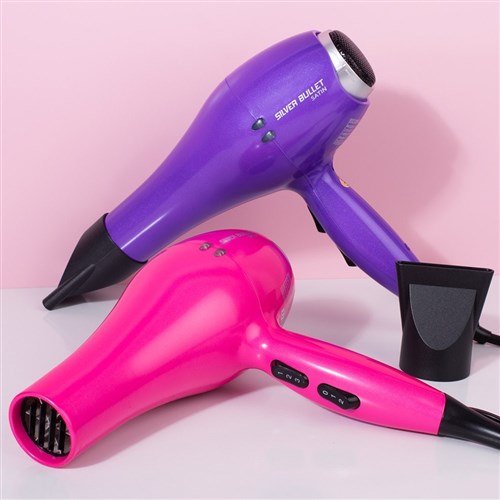 Silver Bullet Satin Hair Dryer Pink