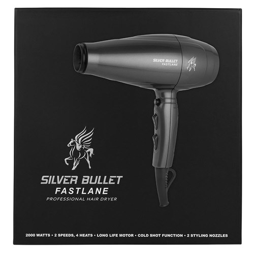 Silver Bullet Fastlane Hair Dryer Charcoal